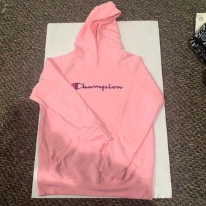 Hot pink champion hoodie